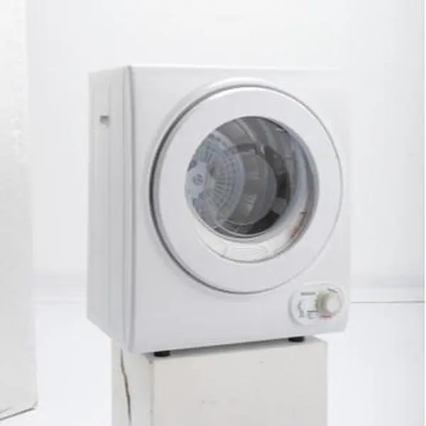 【Summervibes】Ubesgoo GYJ28-88H1 Household Tumble Dryer, 110V 850W, 2.5kg 1.6cuft Drum Type Arc, Lower Right Mechanical Knob, White ABS Transparent Plastic Door
