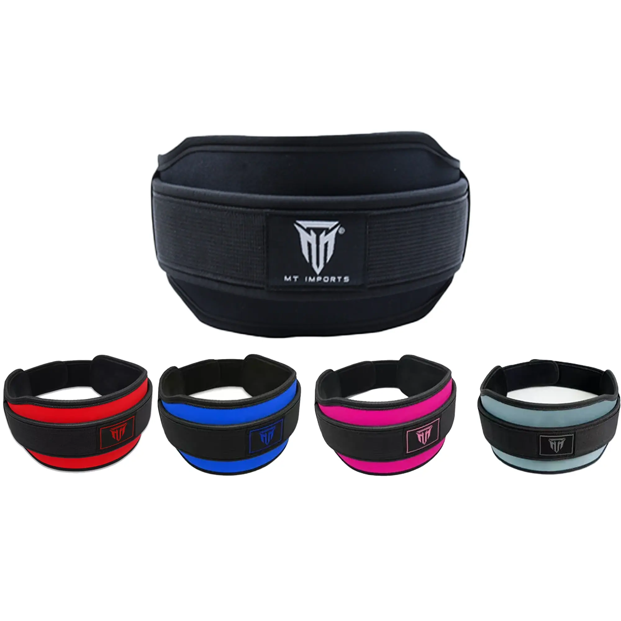 MT Weightlifting & Workout Padding Gym Belt for Men and Women | Best for Deadlifting Pro Training Equipment accessories
