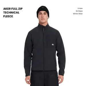 Quiksilver | Aker Full Zip Technical Fleece | 300GSM Poly Fleece | Unisex Ski Slope Winter Wear