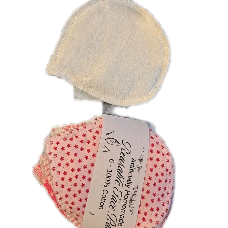 6 pack- reusable, washable 100% cotton pads