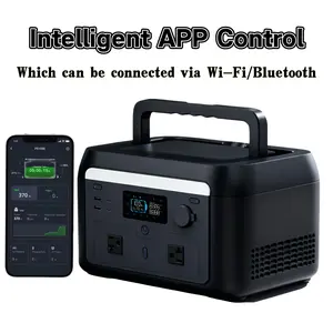 1000W/614.4Wh Portable Power Station with 1.4H, 1500W Constant AC Output & Pure Sine Wave - WiFi//APP Control, Fast Portable Generator Suitable for Backup, Camping, RV, Smart Devices usb-c