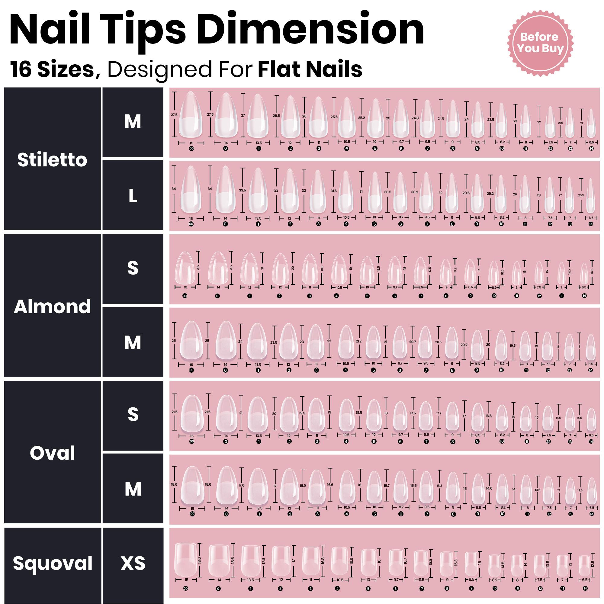Beetles Tipex Instant Apex Nail Tips Thick Acrylic Nail Set for Flat Nails Manicure Stiletto Square Almond Coffin Nail Tips Nail Art DIY Gift for Women Beetles Tipex Instant Apex Nail Tips Thick Acrylic Nail Set for Flat Nails Manicure Stiletto Square Almond Coffin Nail Tips Nail Art DIY Gift for Women