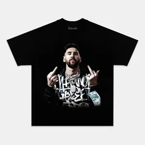 LEO MESSI MIDDLE FINGER TEE Unisex Tshirt, Graphic Tees, Gothic Grunge Y2k Emo Scene Amity Affliction Style Clothes Women Streetwear