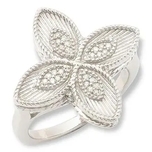 Colleen Lopez Sterling Silver Diamond Accent Ring