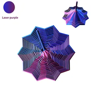 3D Printed Expanded Sensory Fidget Star, New Stress Relief Sensory Whirling Spiral with Handle, Very Satisfying Sight and Sound with Hypnotizing Visual Fidget Toy