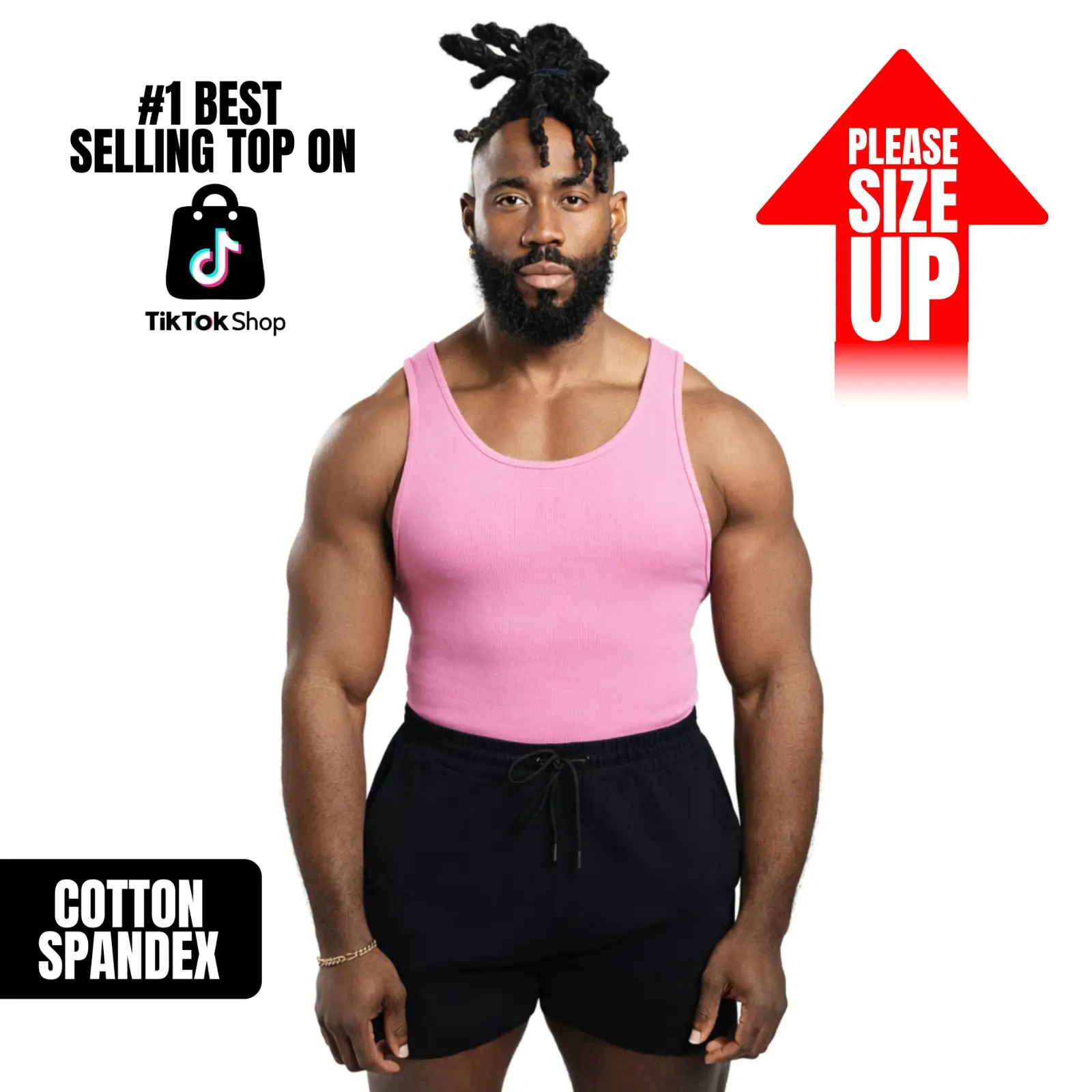 CLEARANCE | EKKO Beaters Tank Top | Please Size Up | Cotton and Spandex CLEARANCE | EKKO Beaters Tank Top | Please Size Up | Cotton and Spandex