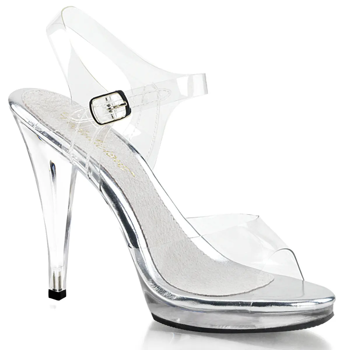 Women's Platform High Heel Sandals - Flair-408 Model, Bridal Wedding Comfortable Heels, Fabulicious Ankle Strap Women's Heeled Shoe