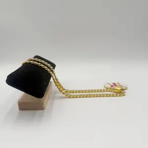 Sports Necklace Oil Drip Hip-Hop Pendant Necklace CubanChain Men's Necklace The PerfectGiftfor Boyfriends Unisex Design Daily Decor