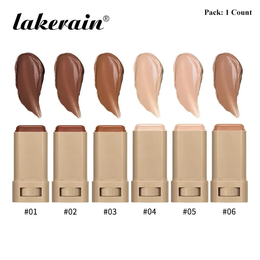 2 Counts Serum Boosted Skin Tint, Moisturizing Solid Foundation Concealer, Waterproof&Trans-proof Foundation, Lightweight and Silky Texture, Effectively Brighten and Even out Skin Tone, Create a Nude Makeup Effect