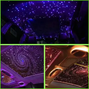 1000pcs Car/Home Headliner Star Light kit Roof Twinkle Meteor Ceiling Lights Fiber Optic
