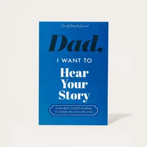 Dad, I Want to Hear Your Story - The Gift Your Dad Will Love! Father's Day Journal Share His Personal Story Workbook Diaries