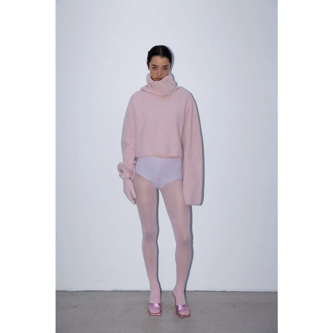 KIM CASHMERE-BLEND SWEATER | cotton candy
