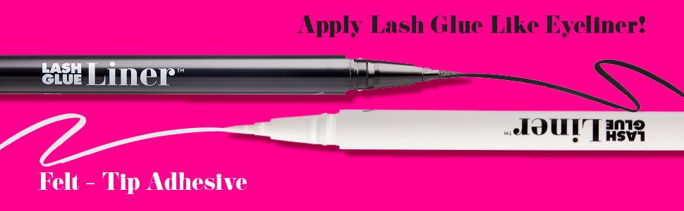 I-Envy Lash Glue Liner, Waterproof Eyelash Adhesive Long Lasting, K Beauty Makeup Eyeliner Lash Glue, Fast Drying & Matte Finish