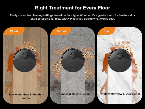 [SaleLink] Roborock Q10 X5+ Robot Vacuum and Mop, Self-Emptying, 10,000Pa Suction, Hands-Free Cleaning for up to 7 Weeks, Obstacle Avoidance, LiDAR Navigation, No-Go Zones #TikTokShopSpringGlowUp #NewDropsForYou Cordless Rechargeable