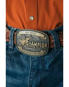 Montana Silversmiths Men's Champion Dale Brisby Attitude Belt Buckle - A980db