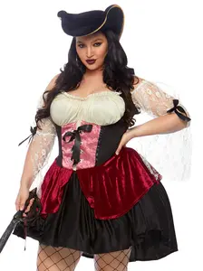Plus Wicked Waters Wench Costume