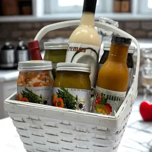 Le Bon Gout Haitian Seasoning Gourmet Gift Basket Kremas Green Meat Djon Djon Epis Pikliz Hot Pepper Sauces Personalized Caribbean Set
