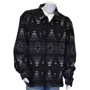 Men's Cowboy Hardware Black "Aztec Wool" Jacket
