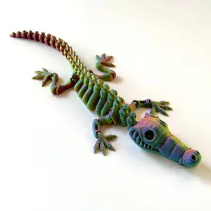 Flexible Crocodile - 3D Printed Articulating
