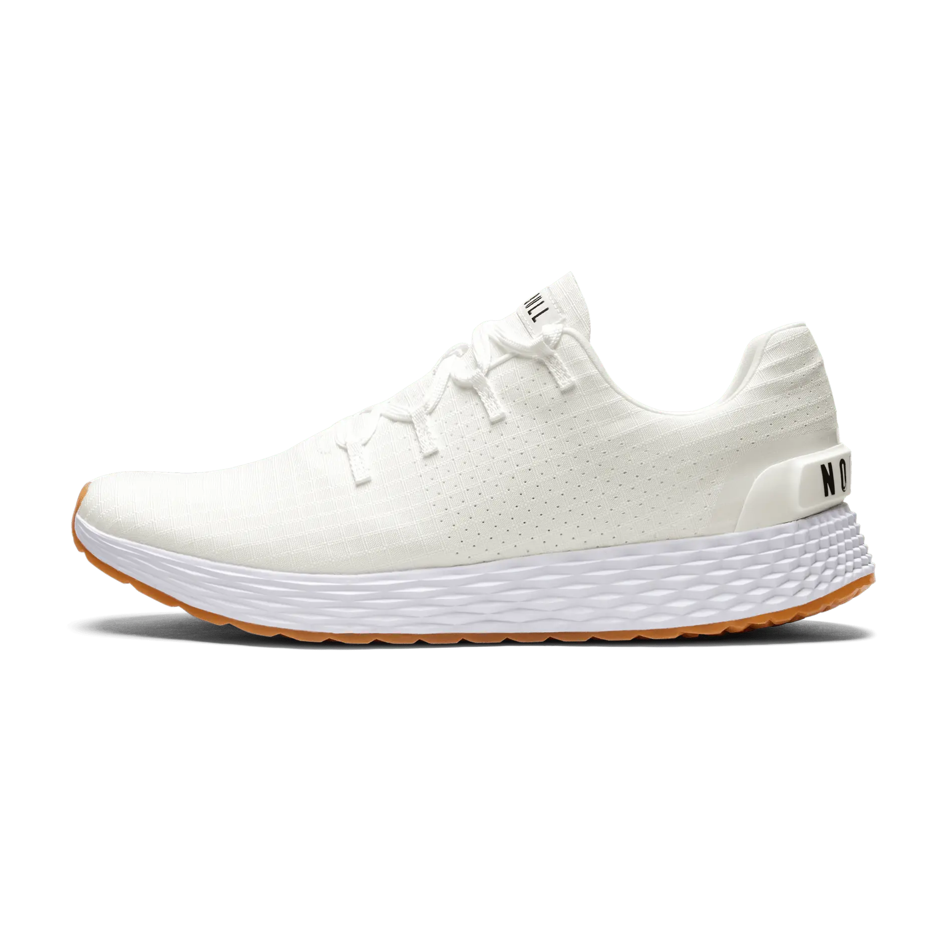 NOBULL Women's Allday 365 (Ripstop) Shoe in White Gum - Athletic Everyday Sneaker, Comfortable Walking Shoe, Versatile Trainer