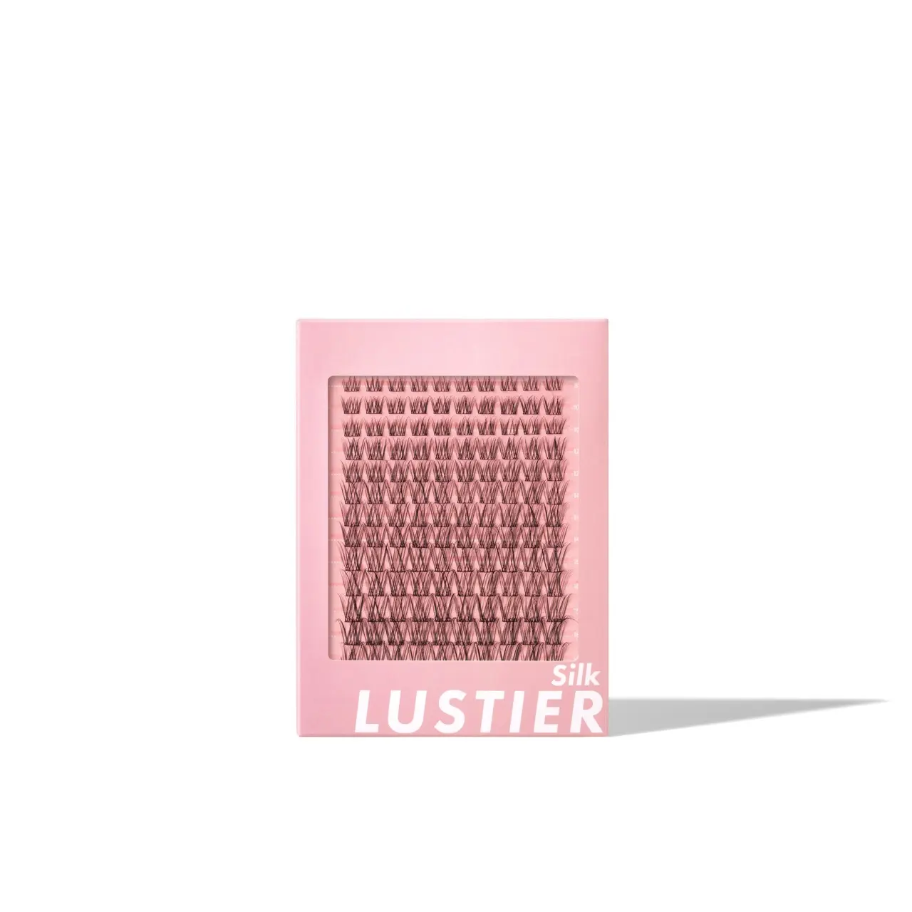 LUSTIER SILK SINGLE PACK - Premium Feather-Soft D-Curl Cluster Lashes 8mm-18mm