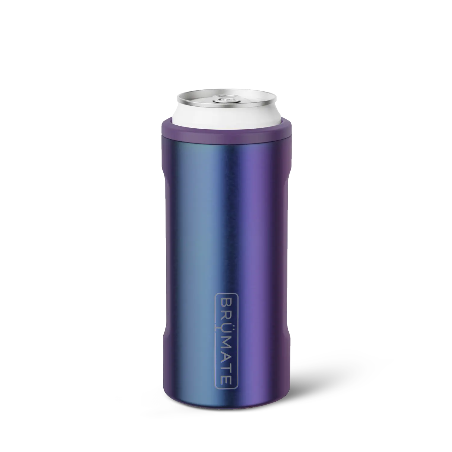 BrüMate Hopsulator Slim Insulated Can Cooler | 12oz Slim Cans | Skinny Can Stainless Steel Drink Holder