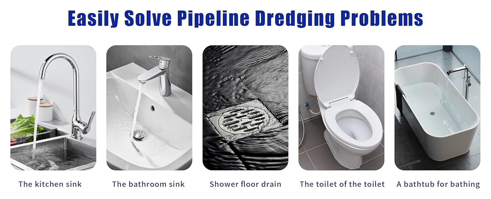 §Liapu Powerful Pipe Dredging Agent for Kitchen and Toilet Pipelines - Dissolves 200+ Blockages and Kills 99% of Bacteria-3