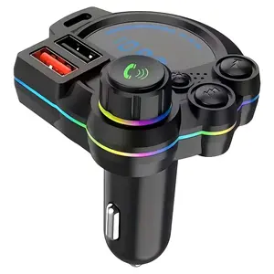 Car FM Transmitter Wireless Plug-and-Play MP3 Player Fast Charging Wireless Radio Adapter Audio Receiver For SUV Truck RV Sedan