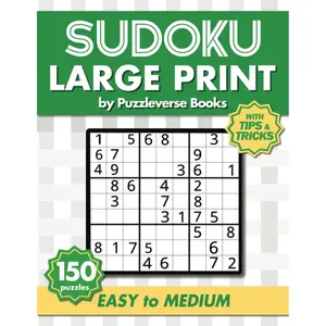 Sudoku Large Print With Tips and Tricks: 150 Easy to Medium Puzzles for Adults & Seniors for Gradually Improving Sudoku Skills, One Per Page (Sudoku Sensei Series) Paperback – Large Print, January 20, 2021