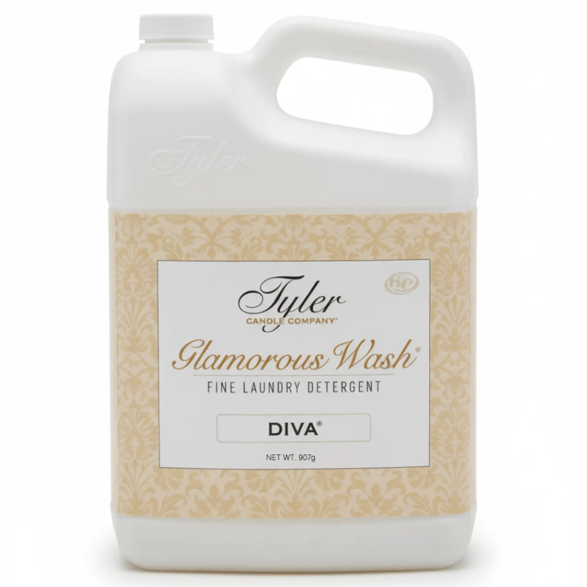 Tyler Candle Company Diva Laundry Detergent - Luxury Premium Wash, Cruelty-Free Scented Household Cleaner for Various Laundry Needs, Gentle Clean with Chocolate Amber Fragrance, Adjustable Dosage (907g/32oz)