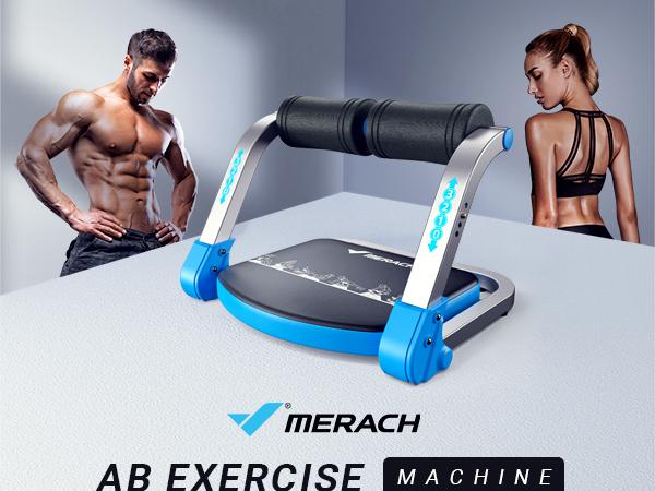 Merach Sit-Up Exercise Equipment, Ab Crunch Machine Roll-up Machine, Abdominal Workout Machine for Home Gym, Core Ab Exercise System Trainer Summervibes