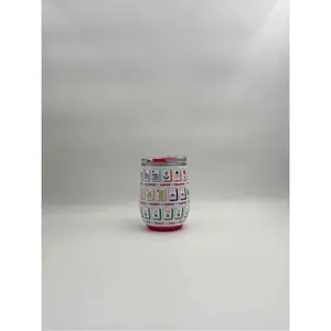 Mahjong Stemless Insulated Wine Cup 12oz