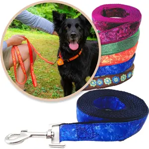 Batik Inspired Dog Leashes - Unique Design, Soft Material, Versatile Use, Suitable for Dogs of All Kinds