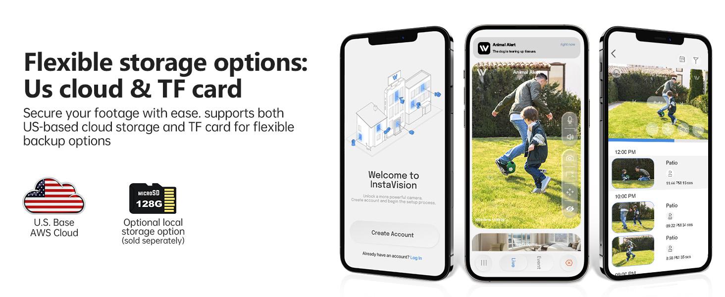 3MP 2K AI Smart Home Camera – Behavior Analysis Alerts,2.4G/5Ghz WiFi,Low-Light Full‑Color Night Vision,Motion Detection, Two‑Way Audio & App Control