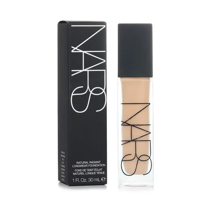 Nars Natural Radiant Longwear Foundation - # Mont Blanc (Light 2, Fair Skin with Neutral Undertones), Hydrating Buildable Coverage Makeup with Smooth Radiance, Biomimic Foundation, Even Skin Tone