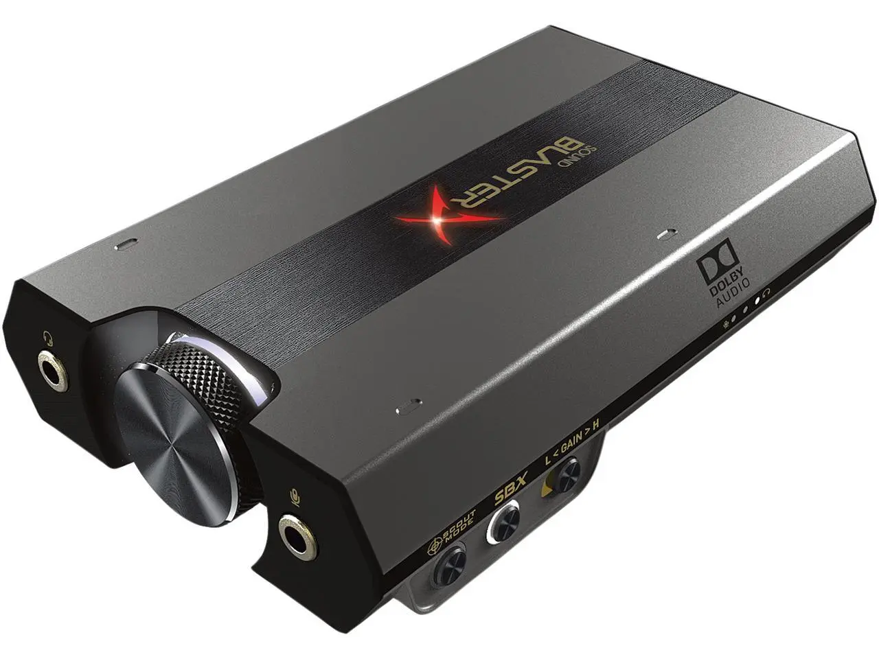 Creative Sound BlasterX G6 USB-C Hi-Res Gaming DAC and Sound Card with Xamp Headphone Bi-Amplifier for PC, PS5, Xbox and Nintendo Switch