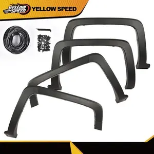 Fit For 2014-2019 Chevy Silverado 1500 2500 3500 Factory Style Fender Flares