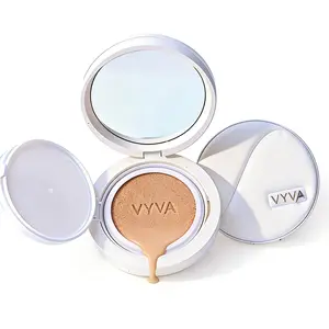 2 in 1 Air Cushion CC Cream Full Coverage Waterproof BB Foundation Flawless Hydrating Lightweight  Moisturizing Even Skin Tone Medium Coverage Cover Freckles Effectively Cover Pores and Dark Circles Face Makeup Cosmetic