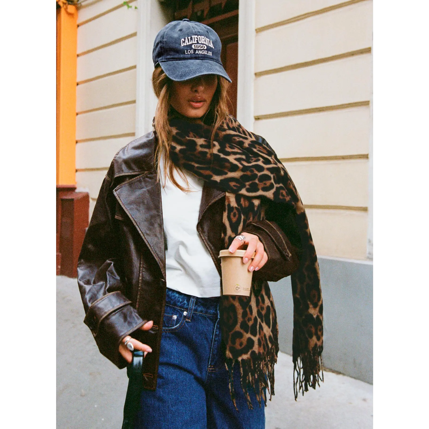 London Town Scarf Leopard