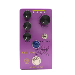MOSKYaudio MAD COW Distortion Effect Pedal Four Distortion Modes True Bypass