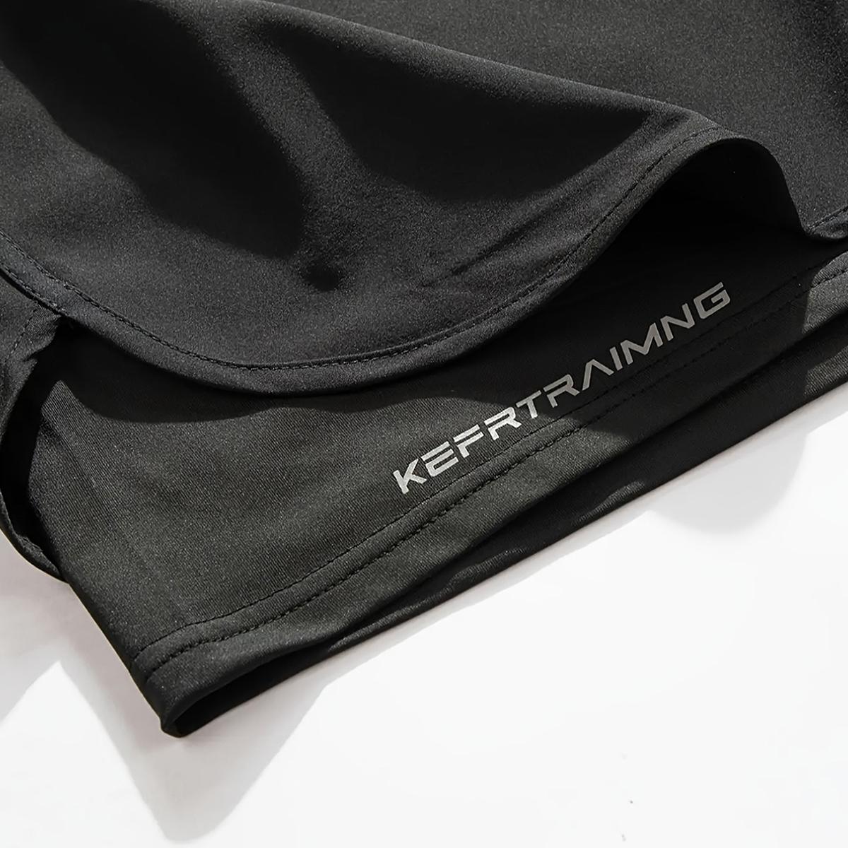 Men's Casual Loose Fit Quick-Dry Athletic Shorts Set of 4, Elastic Waistband and Drawstring Gym Training Shorts, Lightweight Men's Running Shorts, Drawstring Workout Shorts, Breathable Compression Squat Training Shorts, Summer Gym SpringStatements