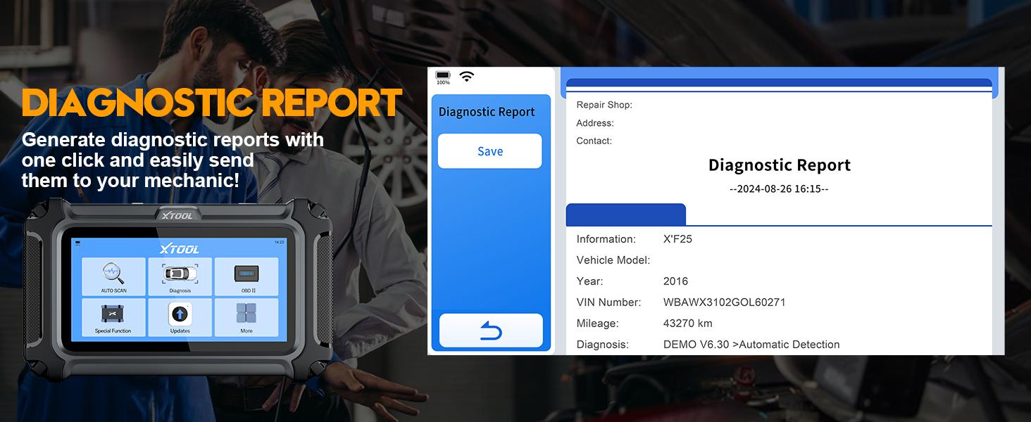 XTOOL D5S OBD2 Scanner Car Diagnostic Scan Tools for ABS/SRS/Engine/Transmission, 16 Reset Services, Free Lifetime Update, Code Reader for Cars & Trucks, Crank Sensor Relearn, FCA AutoAuth, CAN FD for Vehicle Springtok Automotive Alternator Tester