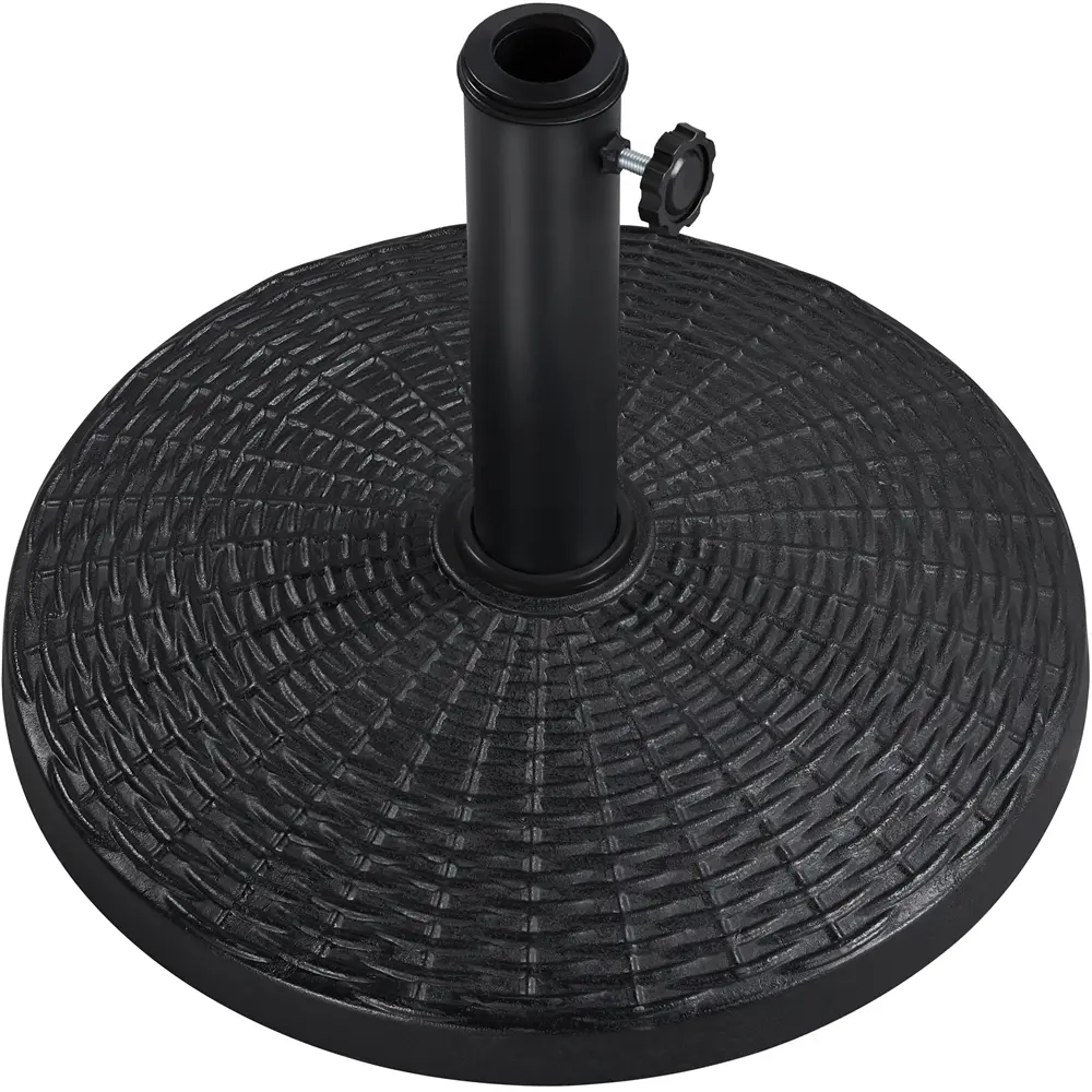 Yaheetech 22/31 lbs Umbrella Base, Heavy Duty Patio Umbrella Base Stand, Round Resin Umbrella Base Stand, Outdoor Market Umbrella Base for Garden, Backyard, Beach,home decor,camping essentials