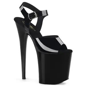 Pleaser 808N Women's High Platform Sandals, Classy High Heel Shoes, Stylish Clubbing Heels