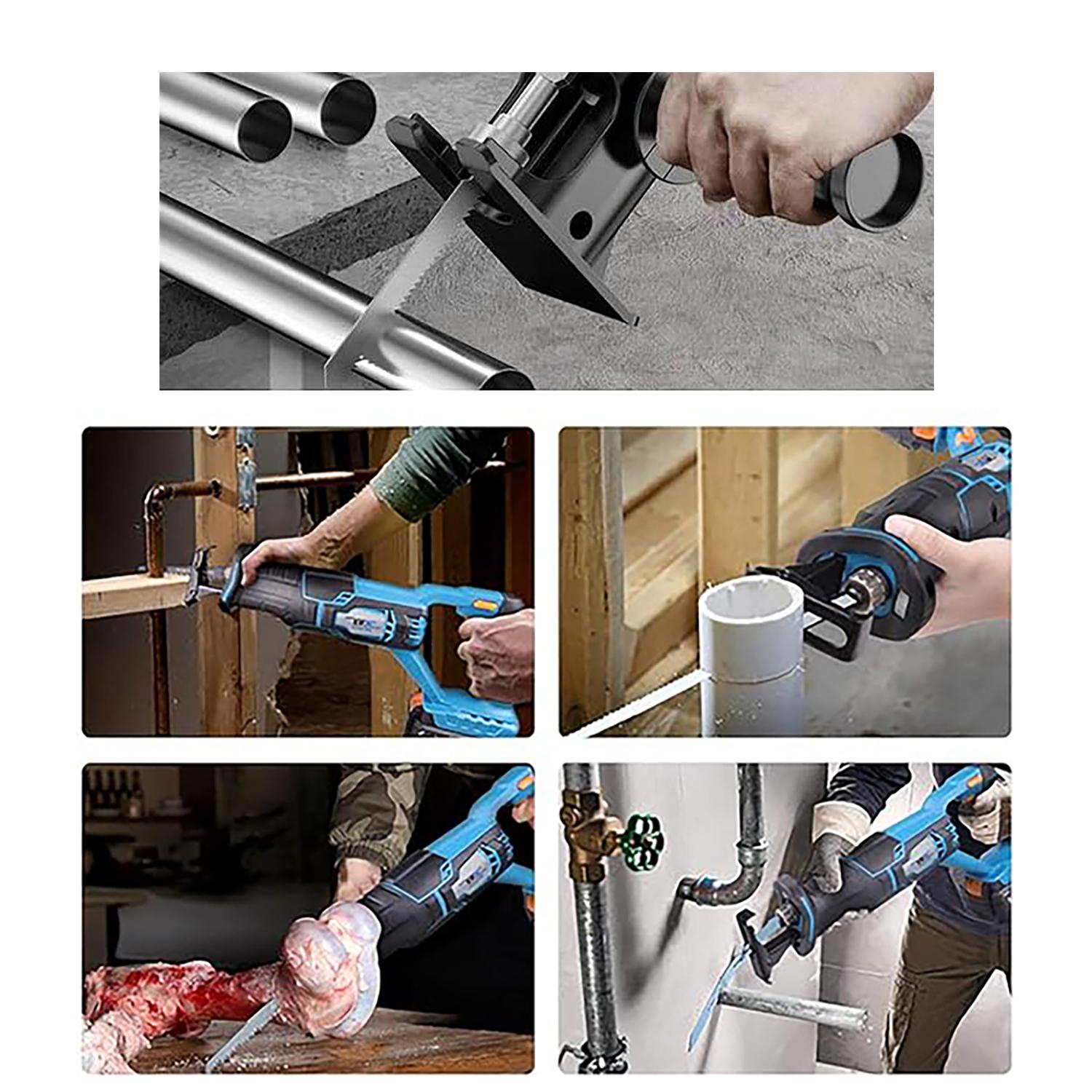 Household small hand drill to electric saw, saber saw, reciprocating saw, electric carpenter, hand-held, according to multi-functional conversion head Cutting