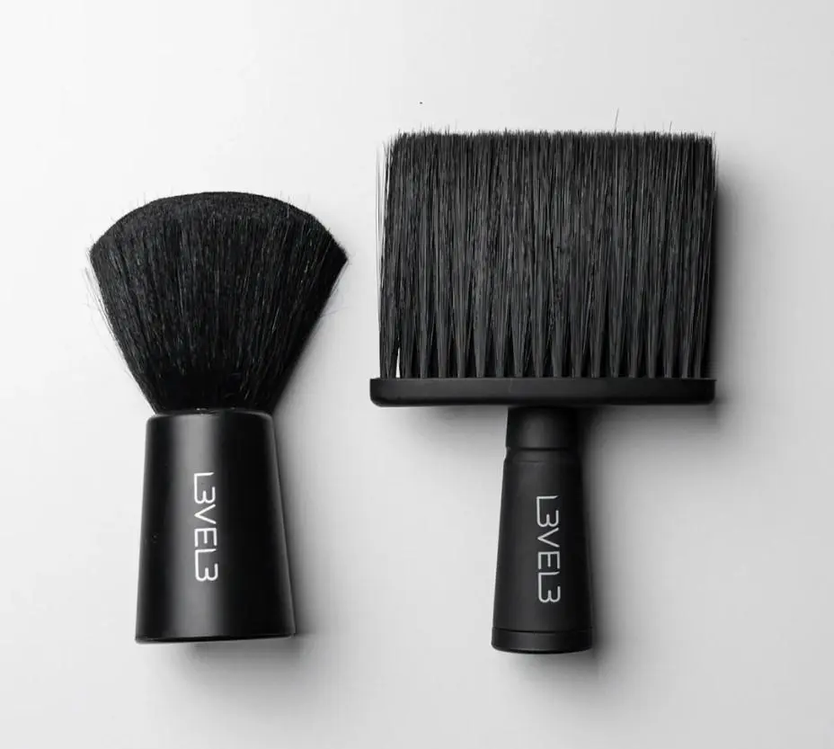 Level3 Neck Brush Set Hair Care Comb Grooming Comb Hair Styling Tools Black