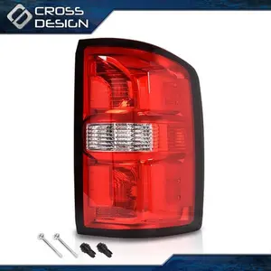 CROSSDESIGN Tail Right Passenger Side Tail Light Upgrade, Compatible with 16-19 Silverado 1500, 2500 HD & GMC Sierra 2500 HD Decorative Car Light