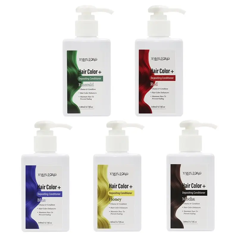 YANYUTONG Hair Color Depositing Conditioner | 3-Minute Color Refresh | Long Lasting Color Protection | Gentle Scalp Care | For Color-Treated Hair 140ml Flower Haircare