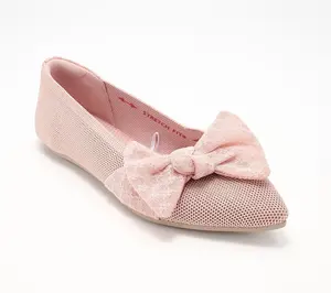 Skechers Cleo Point Washable Recycled Lace Bow Flats