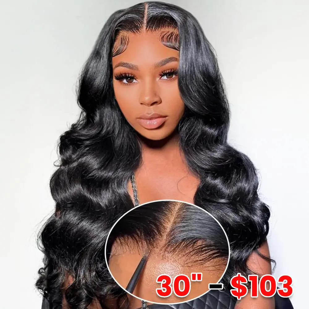5x5 6x4 glueless wigs body wave Lace Closure wigs Human Hair HD Lace Closure Wigs Human Hair Pre Cut Lace No Glue 180% Density Bling Hair Princess TikTokShopBlackFriday Body Wavy Wigs